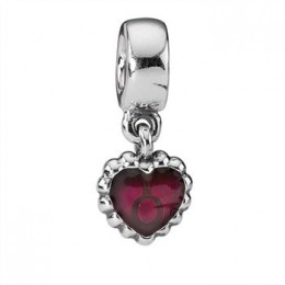 Pandora Jewelry Enamel Heart Pendant Charm 790471EN07