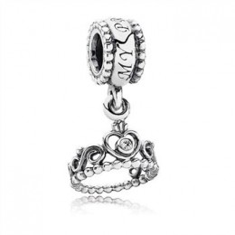 Pandora Jewelry My Princess Dangle Charm-Clear CZ 791117CZ