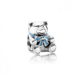 Pandora Jewelry "It's A Boy" Teddy Bear Charm-Blue Enamel 791124EN41