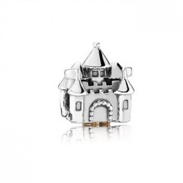 Pandora Jewelry Fairytale Castle Silver and Gold Charm - Pandora Jewelry 791133PCZ