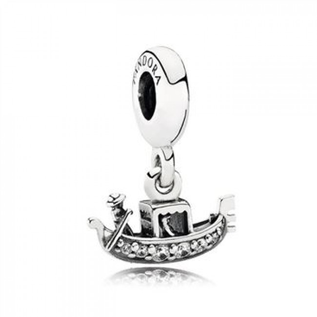 Pandora Jewelry Gondola Dangle Charm-Clear CZ 791143CZ
