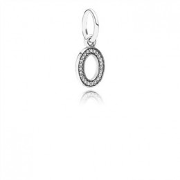 Pandora Jewelry Letter O Dangle Charm-Clear CZ 791327CZ