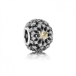 Pandora Jewelry Inner Radiance-Golden-Colored & Clear CZ 791370CCZ