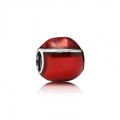 Pandora Jewelry Jolly Santa Charm-Red & White Enamel 791405ENMX