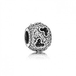 Pandora Jewelry Disney-Mickey Silhouettes Charm-Clear CZ 791442CZ