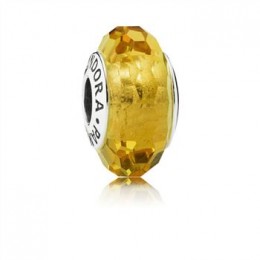 Pandora Jewelry Fascinating Ochre Charm-Murano Glass 791629