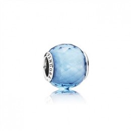 Pandora Jewelry Geometric Facets Charm-Sky-Blue Crystal 791722NBS