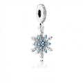 Pandora Jewelry Crystallised Snowflake Pandora Jewelry Hanging Charm 791761NBLMX