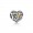 Pandora Jewelry November Signature Heart Charm-Citrine 791784CI