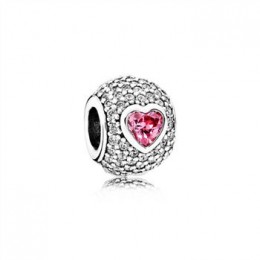 Pandora Jewelry Captivating Pave Heart Charm 791815CZS