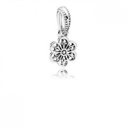 Pandora Jewelry Floral Daisy Lace Dangle Charm 791835