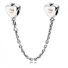 Pandora Jewelry Heart & Crown Safety Chain 791878