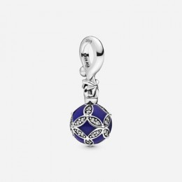 Pandora Jewelry Blue Christmas Ornament Dangle Charm