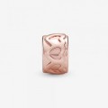Pandora Jewelry Band of Hearts Clip Charm Rose gold plated 781978