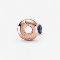 Pandora Jewelry Blue Heart Solitaire Clip Charm 789203C02