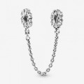 Pandora Jewelry Clear Sparkle Safety Chain Charm 798488C01