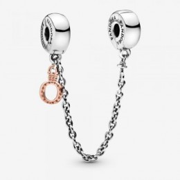 Pandora Jewelry Dangling Crown O Safety Chain Charm 788313
