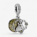 Pandora Jewelry Disney Beauty and the Beast Dancing Dangle Charm 799014C01