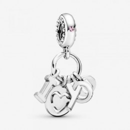 Pandora Jewelry I Love You Letters Dangle Charm 796596FPC