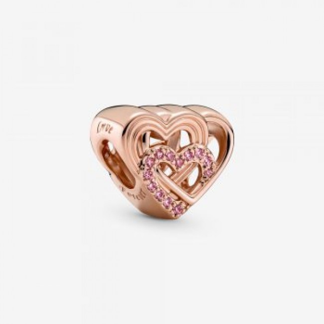 Pandora Jewelry Intertwined Love Hearts Charm 789529C01