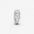 Pandora Jewelry Long Pronged Sparkling Clip Charm Sterling silver 790046C01