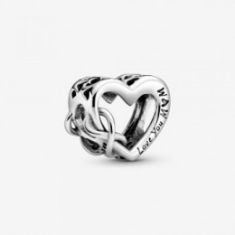 Pandora Jewelry Love You Mum Infinity Heart Charm Sterling silver 798825C00