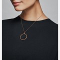 Pandora Jewelry Moments Medium O Pendant Rose gold plated 388256