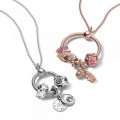 Pandora Jewelry Moments Medium O Pendant Rose gold plated 388256