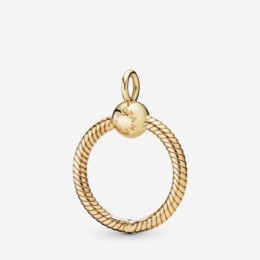 Pandora Jewelry Moments Small O Pendant Gold plated 368736C00