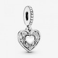 Pandora Jewelry My Wife Always Heart Dangle Charm 792099CZ