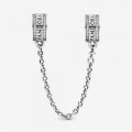 Pandora Jewelry Logo Safety Chain Clip Charm Sterling silver 792057CZ-05