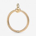 Pandora Jewelry Moments Medium O Pendant Gold plated 368735C00