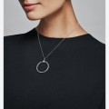 Pandora Jewelry Moments Medium O Pendant Sterling silver 398256