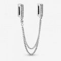Pandora Jewelry Reflexions Sparkling Safety Chain Clip Charm 798269CZ