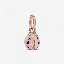 Pandora Jewelry Pink Ladybug Pendant 387909EN160