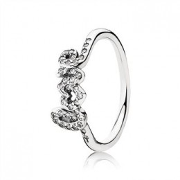 Pandora Jewelry Signature Of Love Ring-Clear CZ 190928CZ