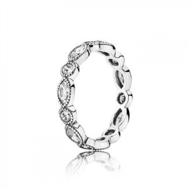 Pandora Jewelry Alluring Brilliant Marquise Stackable Ring-CZ 190940CZ