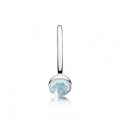 Pandora Jewelry March Droplet Ring-Aqua Blue Crystal 191012NAB