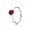 Pandora Jewelry July Droplet Ring-Synthetic Ruby 191012SRU