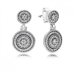 Pandora Jewelry Radiant Elegance Drop Earrings-Clear CZ 290688CZ