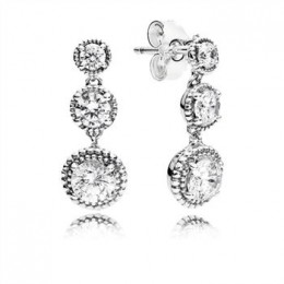 Pandora Jewelry Eternal Elegance Drop Earrings-Clear CZ 290742CZ