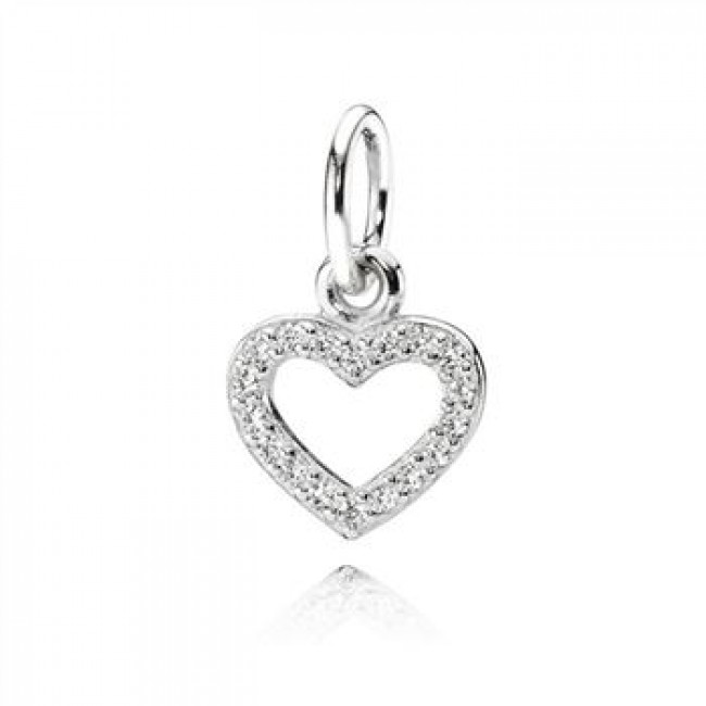 Pandora Jewelry Be My Valentine Pendant-Clear CZ 390325cz