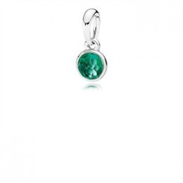 Pandora Jewelry May Droplet Pendant-Royal-Green Crystal 390396NRG