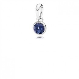 Pandora Jewelry September Droplet Pendant-Synthetic Sapphire 390396SSA