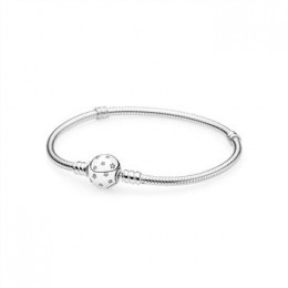 Pandora Jewelry Star silver bracelet with clear cubic zirconia 590735cz