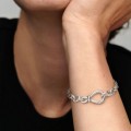 Pandora Jewelry Chunky Infinity Knot Chain Bracelet 598911C00