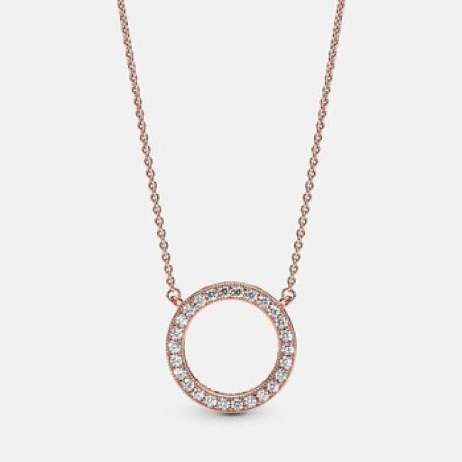 Pandora Jewelry Circle of Sparkle Necklace 580515CZ