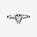 Pandora Jewelry Classic Teardrop Halo Ring 198860C01