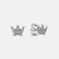Pandora Jewelry Crown Stud Earrings 297127CZ