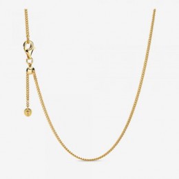 Pandora Jewelry Curb Chain Necklace Gold plated 368638C00-60